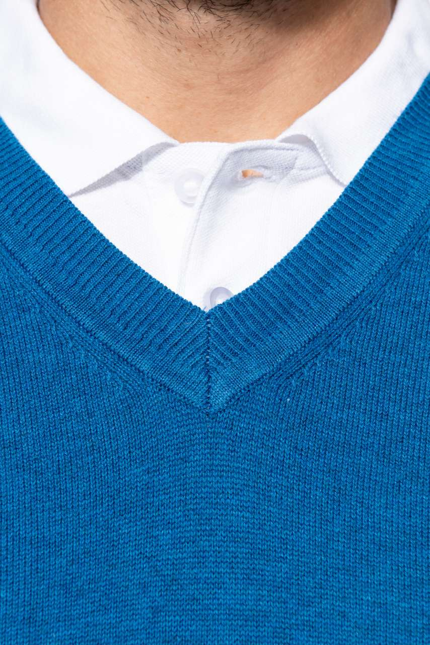 Džemper muški Kariban Premium V izrez