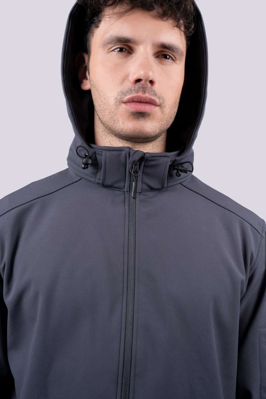 Jakna muška Softshell 3-layer sa kapuljačom